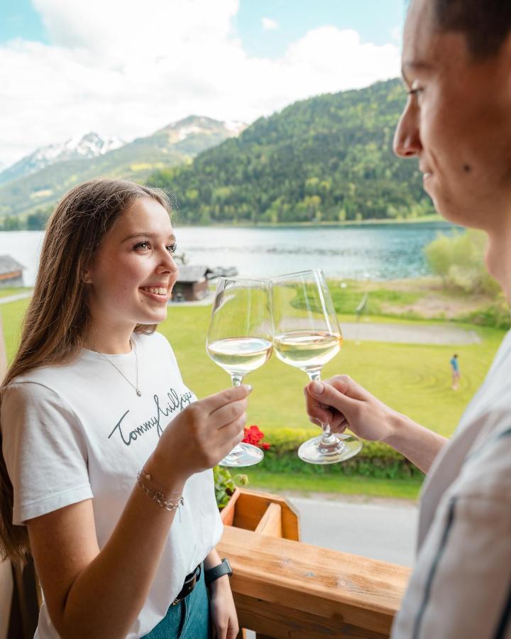 Stampferhof Hotell Weissensee Exteriör bild