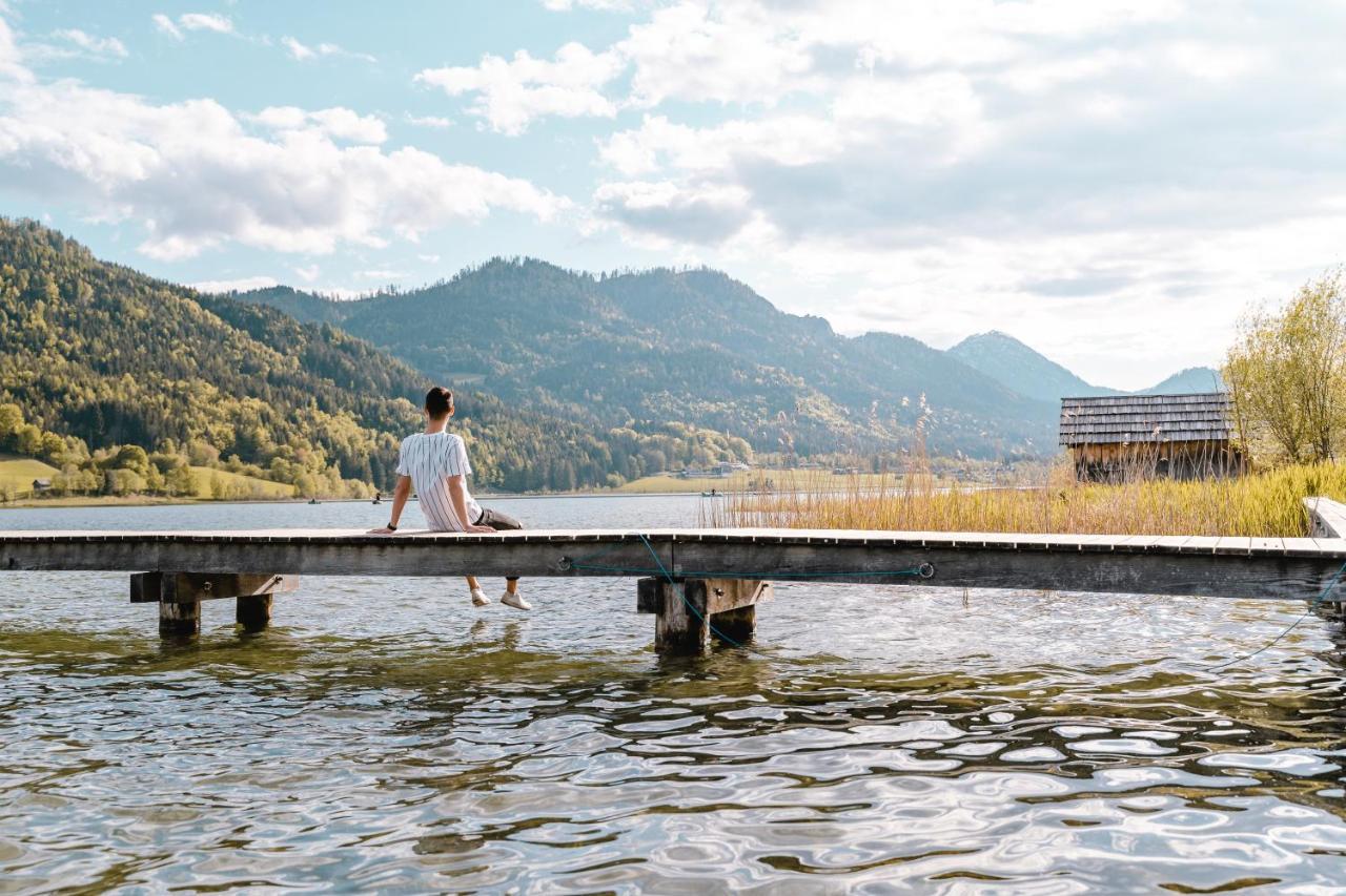 Stampferhof Hotell Weissensee Exteriör bild