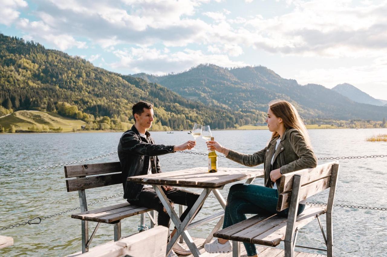 Stampferhof Hotell Weissensee Exteriör bild