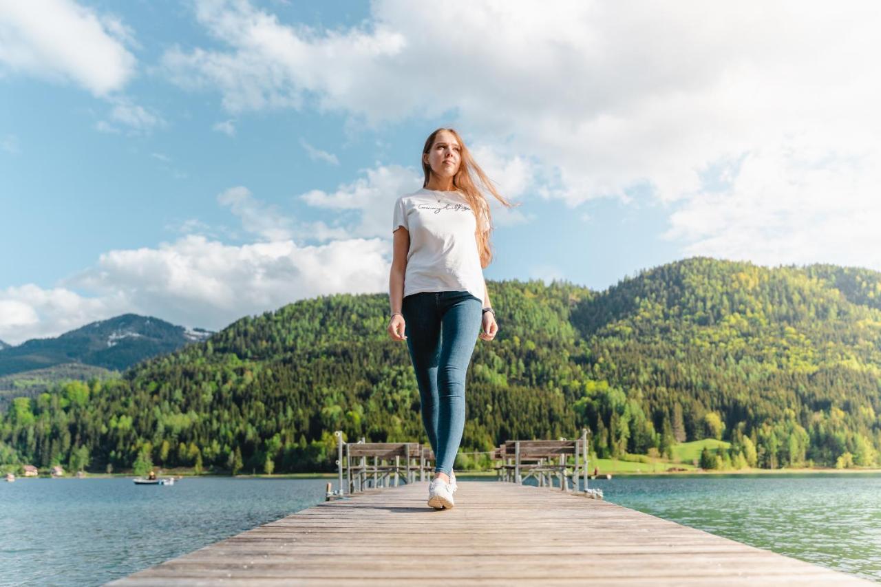 Stampferhof Hotell Weissensee Exteriör bild