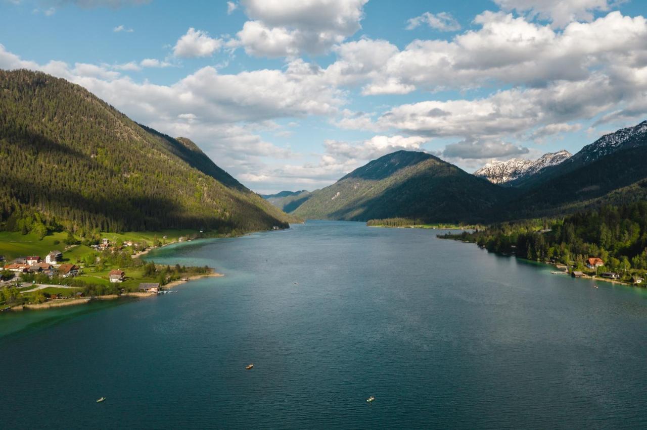 Stampferhof Hotell Weissensee Exteriör bild