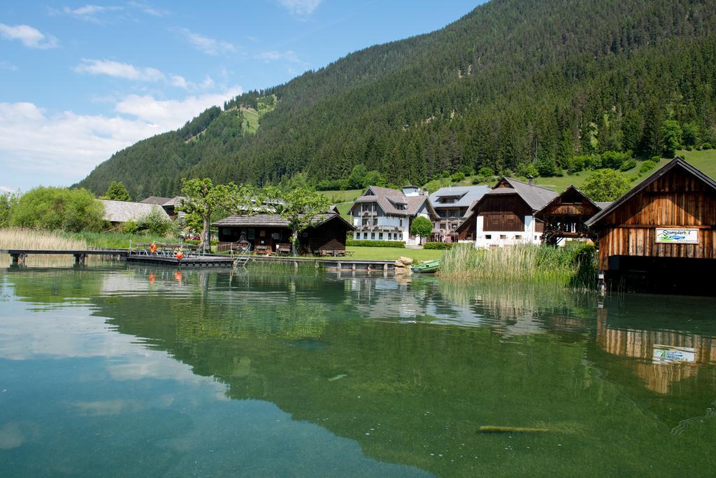 Stampferhof Hotell Weissensee Exteriör bild