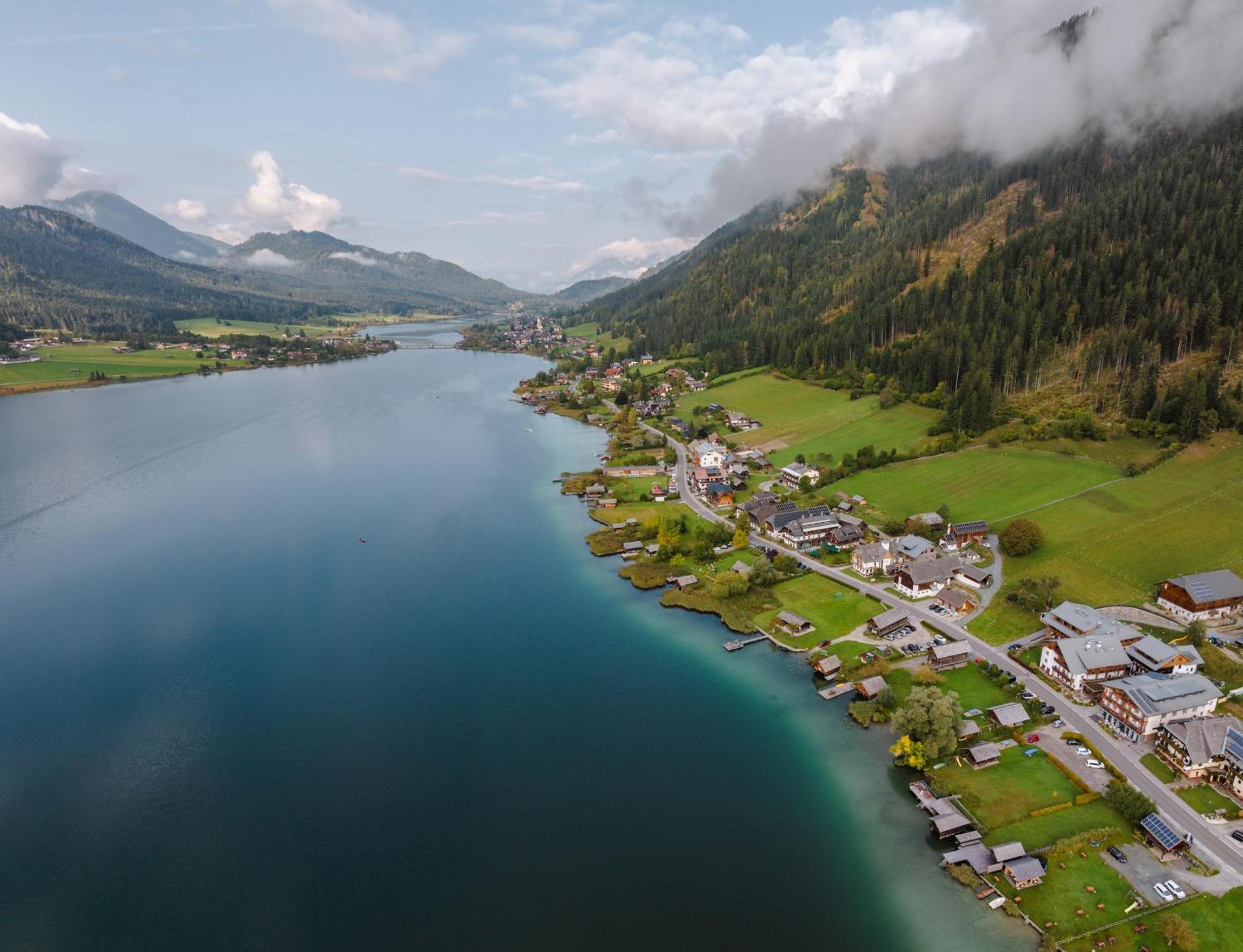 Stampferhof Hotell Weissensee Exteriör bild