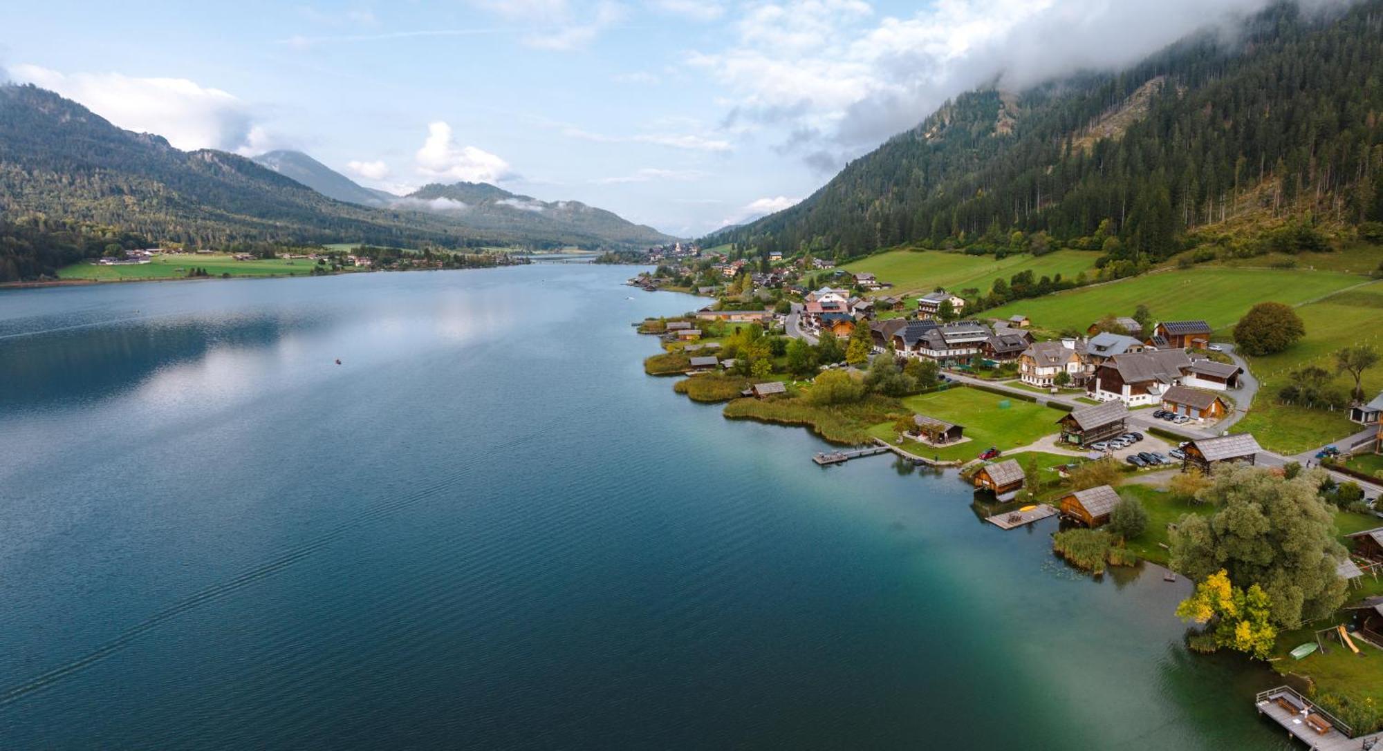 Stampferhof Hotell Weissensee Exteriör bild