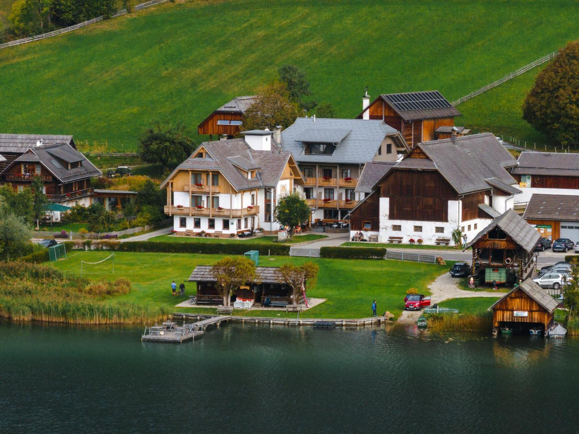 Stampferhof Hotell Weissensee Exteriör bild