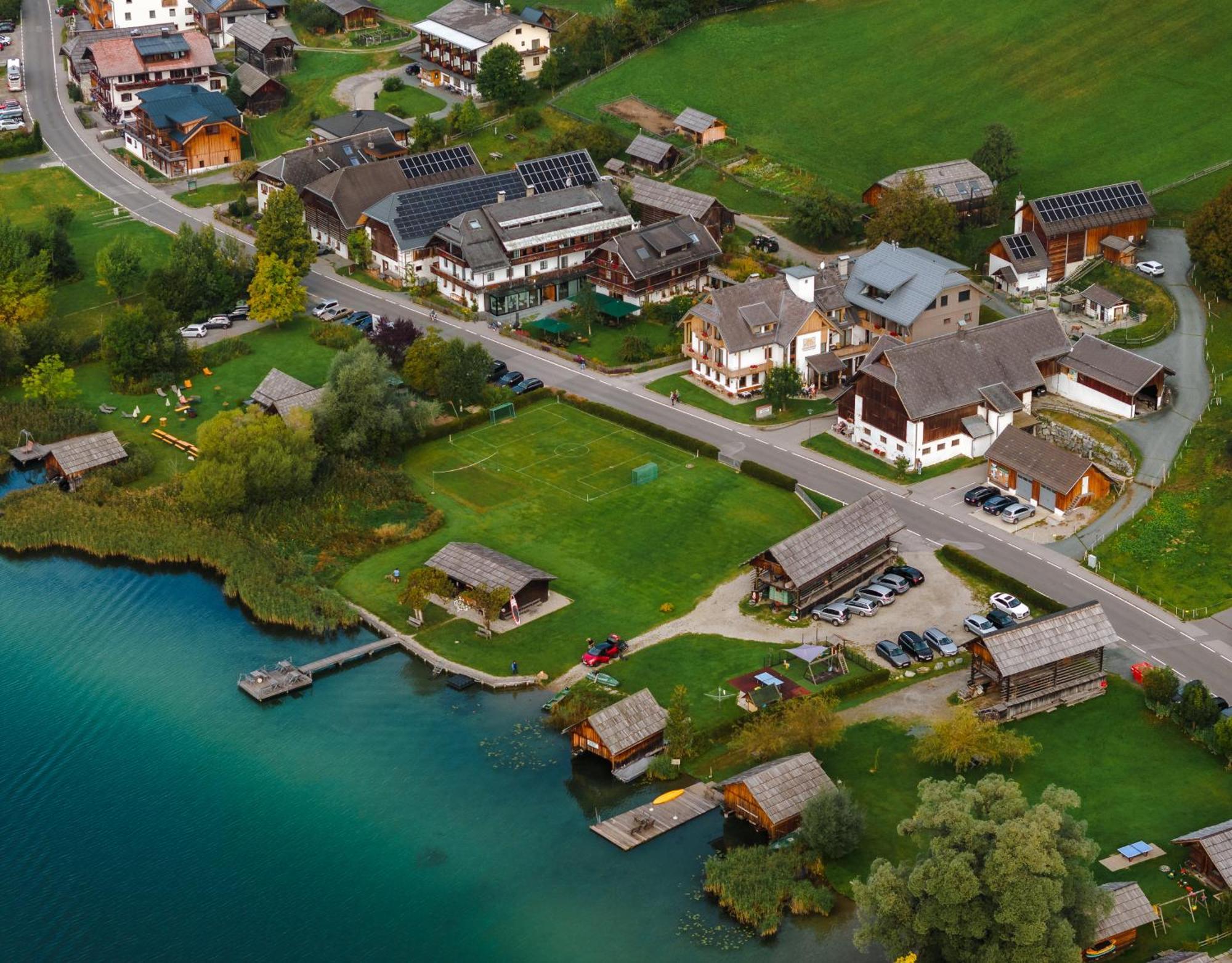 Stampferhof Hotell Weissensee Exteriör bild