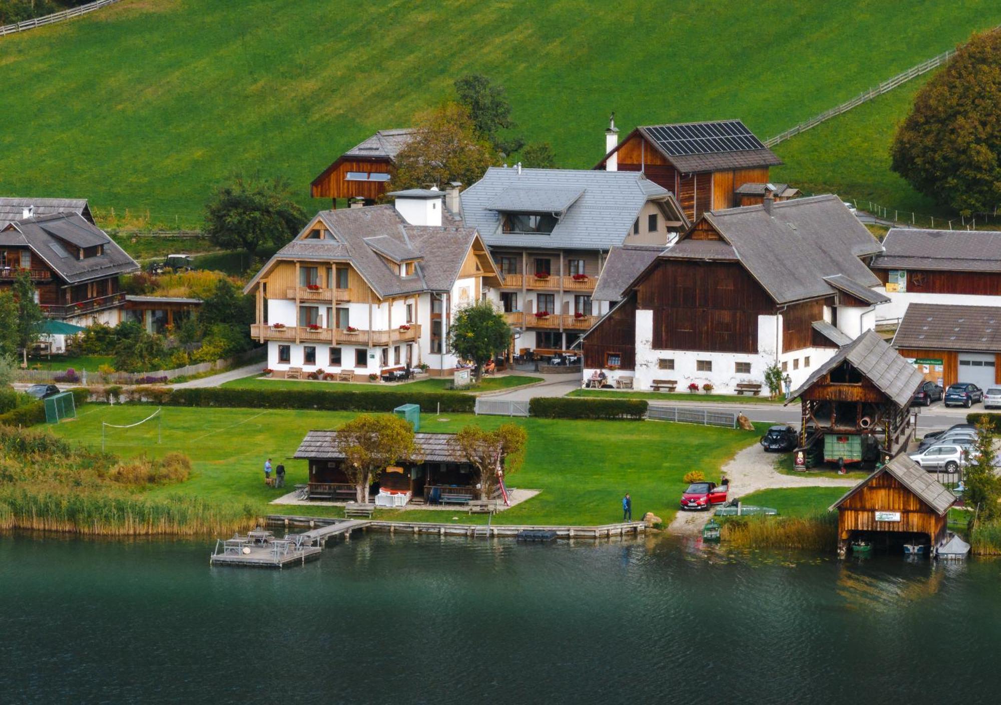 Stampferhof Hotell Weissensee Exteriör bild