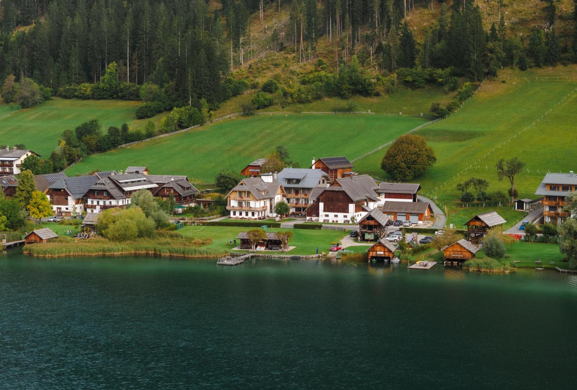 Stampferhof Hotell Weissensee Exteriör bild